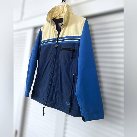 Y2K Roxy x Quicksilver Color Block Winter Snow Snowboarding Ski Jacket- Size L - Picture 4 of 15